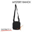 MYSTERY RANCH ミステリーランチ ショルダーバッグ DISTRICT 2 ディストリクト 2L BLACK ブラック ショルダーポーチ 斜め掛け カ...