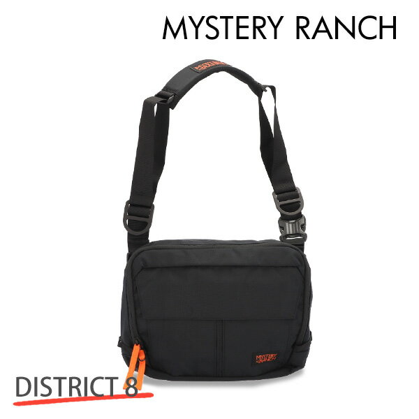 MYSTERY RANCH ミステリーランチ ショルダーバッグ DISTRICT 8 ディストリクト 8L BLACK ブラック ショルダーポーチ 斜め掛け カバン バッグ『送料無料（一部地域除く）』