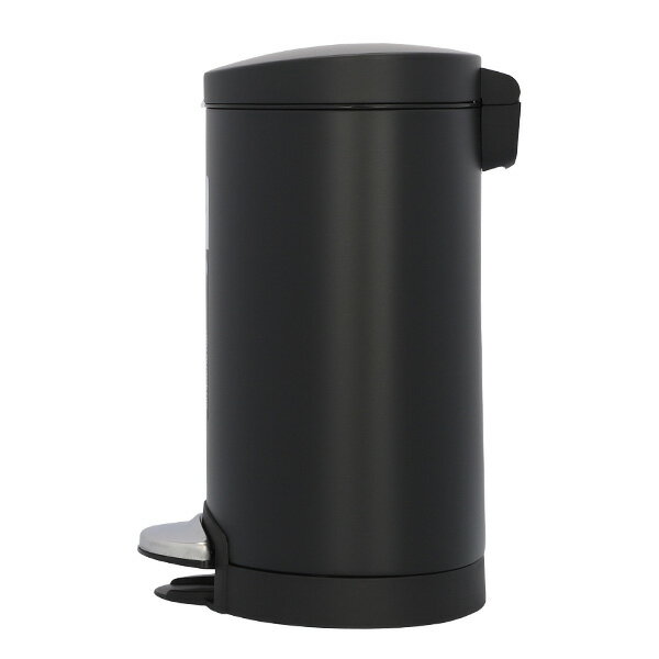 Simplehuman ゴミ箱 セミラウンド ステップカン 6L マットブラック CW2097 ごみ箱 ダストボックス ごみ入れ くず箱 キッチン用品 日用品 家庭用品『送料無料(一部地域除く)』 [2]