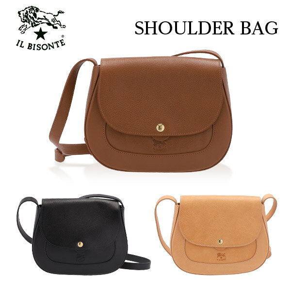 イル ビゾンテ 革ショルダーバッグ レディース IL BISONTE イルビゾンテ SHOULDER BAG ショルダーバッグ BSA001 PV0001 レディース クロスボディバッグ『送料無料（一部地域除く）』