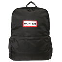 HUNTER ハンター リュック オリジナル ナイロン バックパック 24.5L ブラック『送料無料(一部地域除く)』