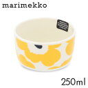 マリメッコ マリメッコ ウニッコ ボウル 250ml ホワイト×イエロー×ダークブルー Marimekko Unikko ボウル皿 深皿 小鉢