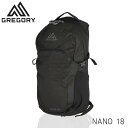 【SS限定エントリーでポイント5倍】グレゴリー リュック デイパック ナノ 18L オプティックブラック GREGORY NANO 18『送料無料(一部地域除く...