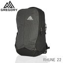 【SS限定エントリーでポイント5倍】グレゴリー リュック デイパック ルーヌ 22L テクノグラナイト GREGORY RHUNE 22『送料無料(一部地域除く...