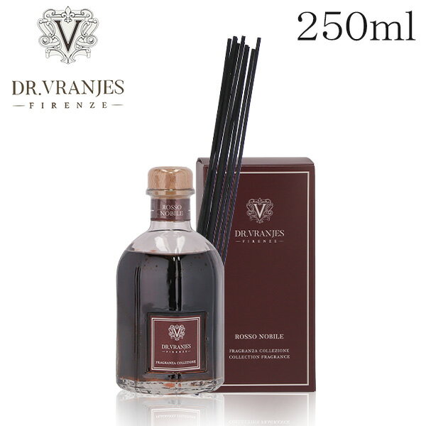 ドットール・ヴラニエス ルームフレグランス ドットール・ヴラニエス ディフューザー ROSSO NOBILE ロッソ ノービレ 250ml / DR.VRANJES ドットールヴラニエス リードディフューザー 室内芳香剤『送料無料（一部地域除く）』