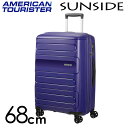 【期間限定ポイント10倍】サムソナイト アメリカンツーリスター サンサイド 68cm ネイビー American Tourister Sunside Spinner 72.5L〜83.5L EXP