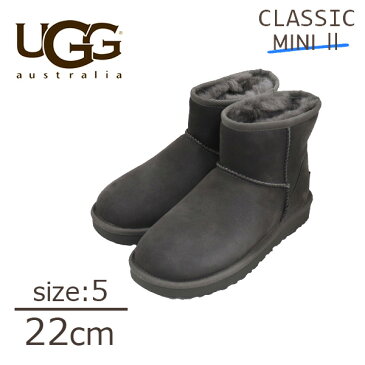 UGG アグ クラシックミニ II ムートンブーツ ウィメンズ グレー 5(22cm) 1016222 Classic Mini