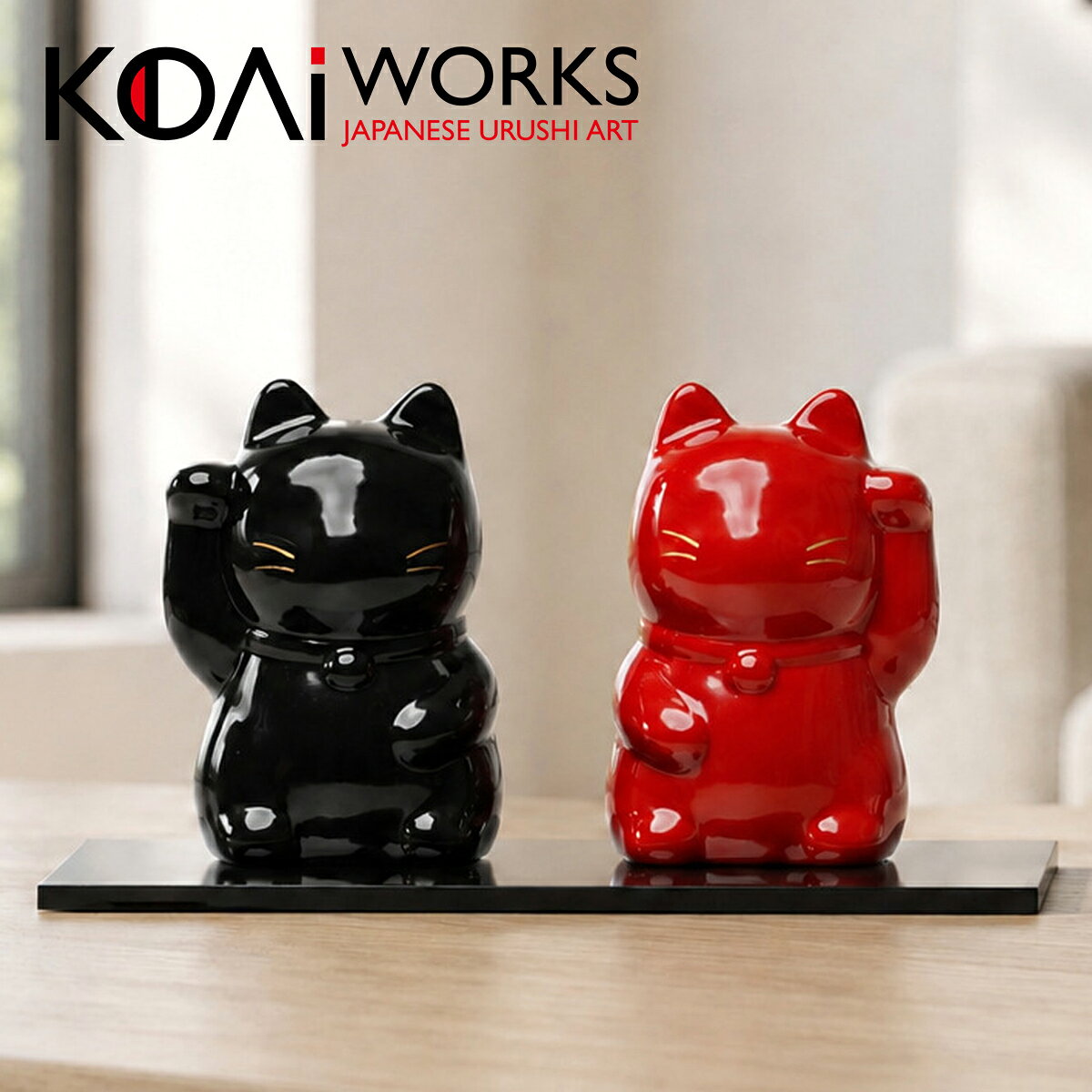 招き猫　猫の置物 陶器製 楽天市場】招き猫陶器の通販