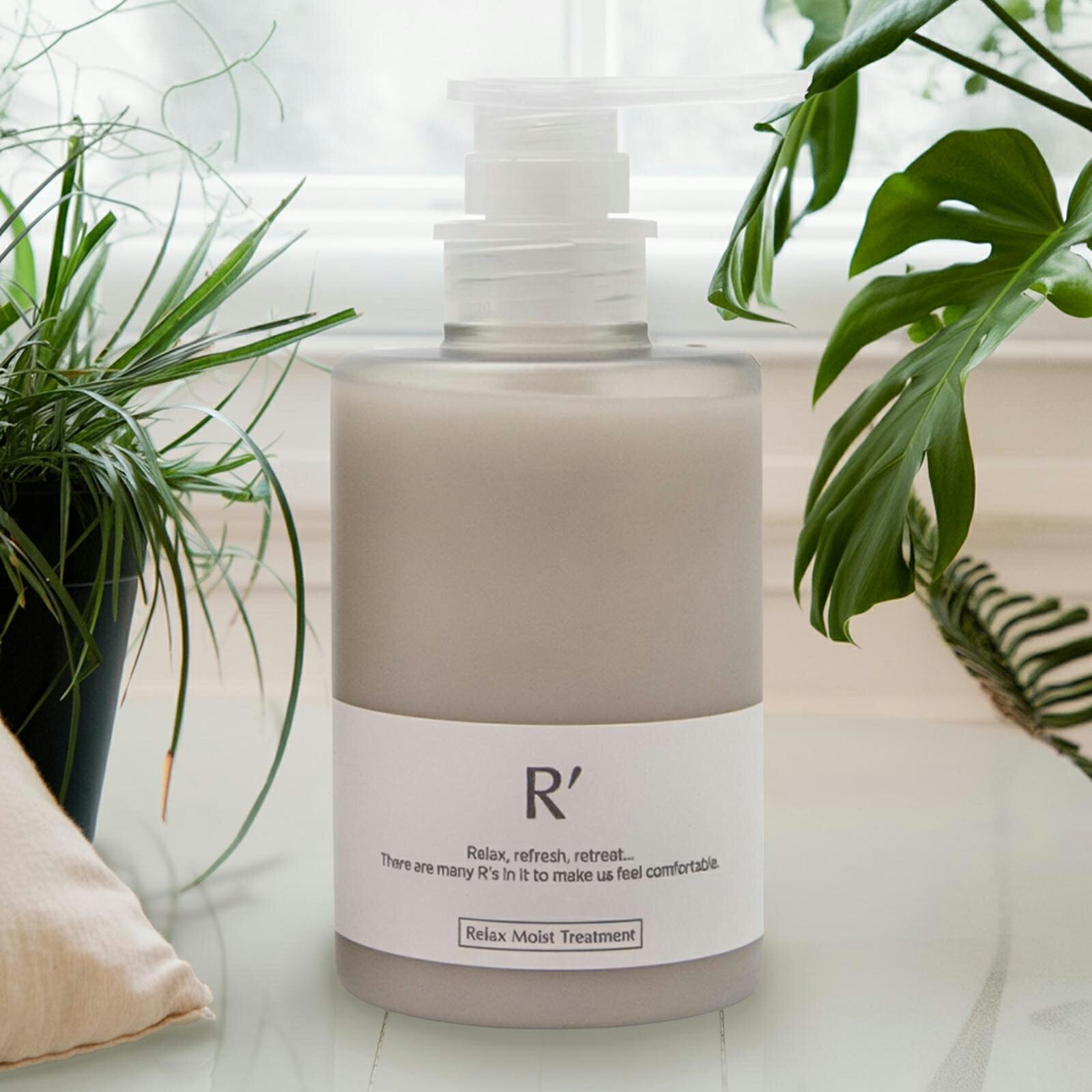 【ブランド公式】 R’ リラックス モイストトリートメント 400ml 日本製 ヒノキの香り ヒノキ CICA 植物由来 うねり パサつき 広がり対策 トリートメント アルコールフリー 無添加 アールズ ロッコ 正規品 おしゃれボトル ギフト 送料無料
