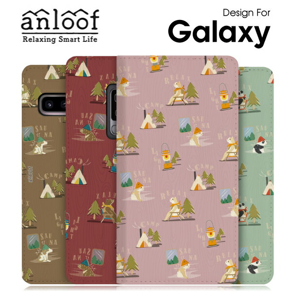 anloof Galaxy A30 S10+ S10 A7 feel2 feel S9 S9+ S8 S8+ S7edge S6edge S6 S5 edge ケース 手帳型 カバー スマホケース 手帳型ケース 手帳型カバー ベルト無し 財布型 ブック型 カード収納 パス入れ ギャラクシー SC-02H SCV33 SC-05 SC-04G キャンプ 人気 ランキング