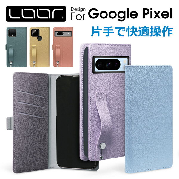 LOOF HOLD Google Pixel 8a 8 Pro 7a 7 Pro Pixel 6a 6 Pro ケース カバー Pixel 5a 4a 5G 5 4 3a 3 XL Pixel 8 7 8a 7a Pro 6a 6 Pixel5a 5G ケース カバー 手帳型 スマホケース 本革 レザー カード収納 ポケット ベルト付 落下防止サイドマグネット