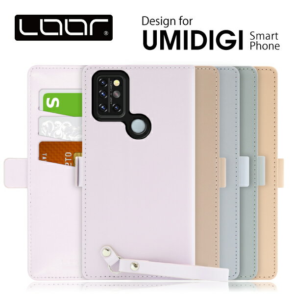 LOOF Macaron UMIDIGI A9 Pro A7S A3X X Power3 手帳型 ベルト ケース 右利き ブック型ケース 財布型 A 9 Pro 7 S 3 X Power 3 カバー シンプル 軽量 手帳型カバー 手帳型ケース スタンド ベルト付き 落下防止 本革 コンパクト ベルト ストラップ付き パステルカラー カード