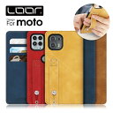 LOOF HOLD-LITE moto motorola edge 40 g53s 5G g53j g53y g13 g32s g52j 5G II SPECIAL g31 edge 20 fusion ケース カバー g50 5G g10gg30 g9 g6 z3 play g pro e6s g8 g7 power Lite g6 plus e5 ケース カバー 手帳型 スマホケース カード収納 マグネットなし ベルト付き