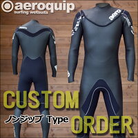 エアロクイップフルスーツ3×3mmノンジップジップレスジッパレス3mm3ミリウェットスーツオーダーオーダーメイドメンズ男性用レディース女性用保障在庫初心者秋用冬用秋冬秋冬用