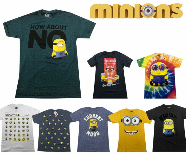 楽天ロックビューティーMinions （ミニオンズ） - メンズ 半袖Tシャツ プリント 映画 アメコミ 怪盗グルー