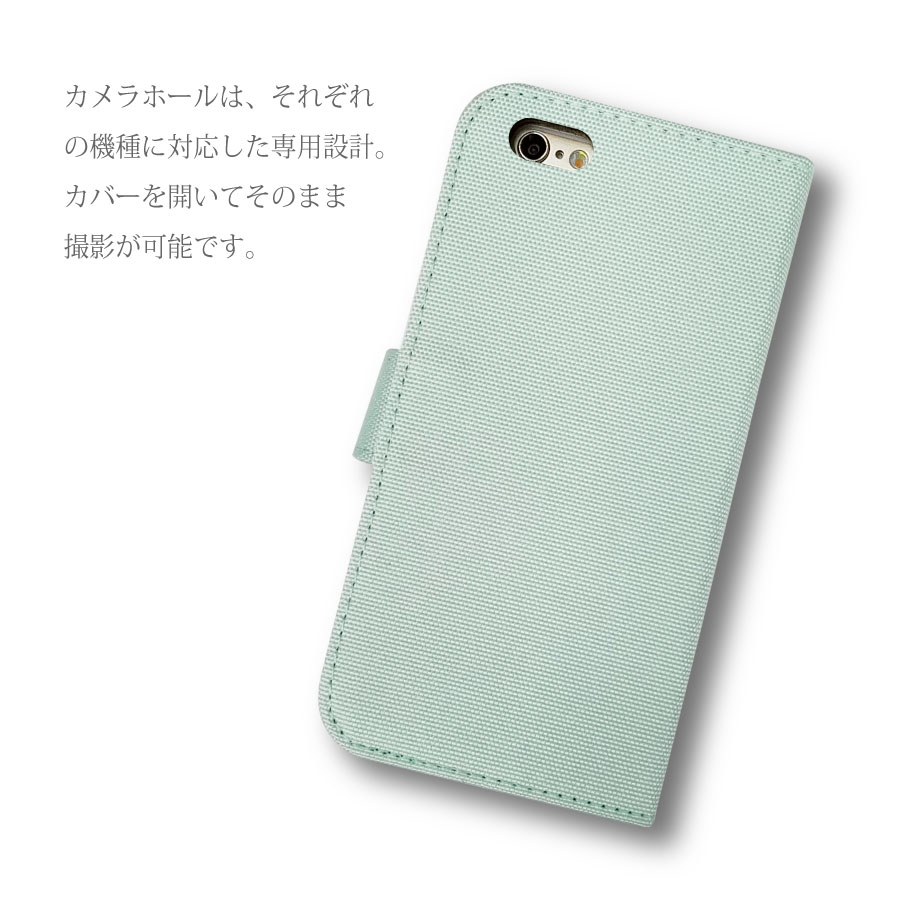 iPhone6 Plus 5.5インチ スマホケース 手帳型 ケース カバーキャンバス 生地 帆布 星 スタッズ チャーム ストラップ 付き おしゃれ かわいい