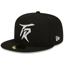 トロントラプターズ ニューエラ（New Era） 2021/22 シティ エディション オルタネート 59FIFTY フィットタイプハット - ブラック/ホワイトは、NBA公式グッズです。