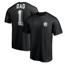 ブルックリンネッツ ファナティクス ブランド ナンバー オンe Dad Tシャツ - ブラックは、NBA公式グッズです。