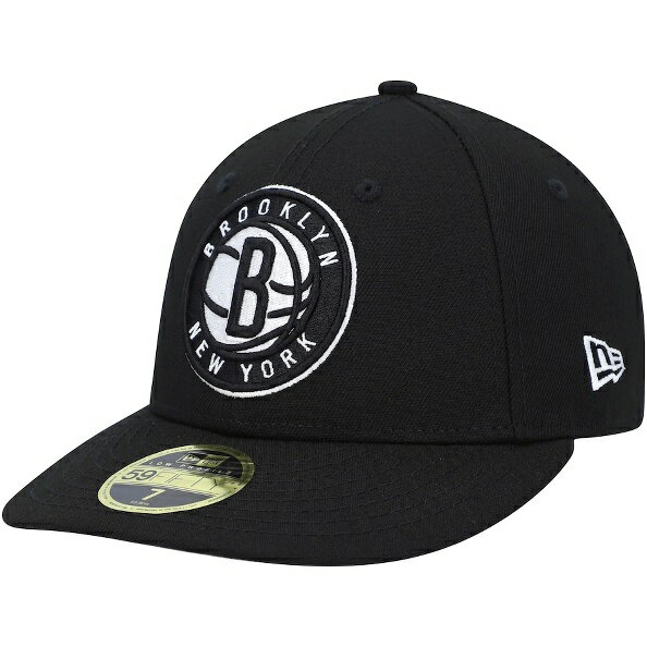 ブルックリンネッツ ニューエラ（New Era） チーム ロー プロファイル 59FIFTY フィットタイプハット - ブラックは、NBA公式グッズです。