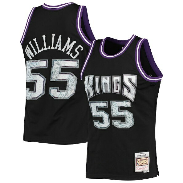 ジェイソンウィリアムス サクラメントキングス ミッチェル＆ネス 2000/01 ハードウッドクラシックス NBA 75th アニバーサリー ダイヤモンド スウィングマン ジャージー - ブラックは、NBA公式グッズです。