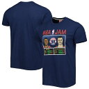 ブラッドリービール クリスタプス ポルジンギス ワシントンウィザーズ Homage NBA Jam トライブレンド Tシャツ - ネイビー