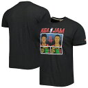 Jalen グリーン & Jabari Smith ジュニア. ヒューストンロケッツ Homage NBA Jam トライブレンド Tシャツ - チャコール