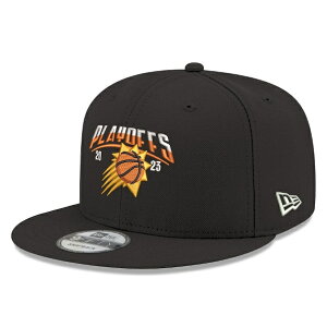 フェニックスサンズ ニューエラ（New Era） 2023 NBA プレイオフ アーチ 9FIFTY スナップバック ハット - ブラック