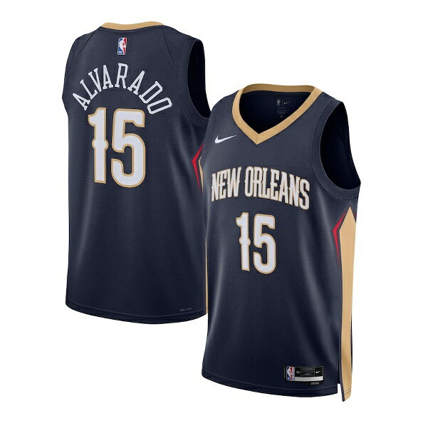 Jose Alvarado ニューオーリンズペリカンズ Nike ユニセックス スウィングマン ジャージー - アイコン エディション - ネイビーは、NBA公式グッズです。