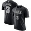 ケルドン・ジョンソン サンアントニオスパーズ Jordan ブランド 2022/23 ステイトメント エディション ネーム&ナンバー Tシャツ - ブラック