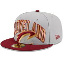 クリーブランドキャバリアーズ ニューエラ（New Era） チップオフ ツー-トーン59FIFTY フィットタイプハット - グレー/ワインは、NBA公式グッズです。