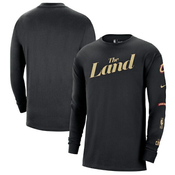 クリーブランドキャバリアーズ Nike 2023/24 シティ エディション Max90 Expressive ロングスリーブ Tシャツ - ブラックは、NBA公式グッズです。