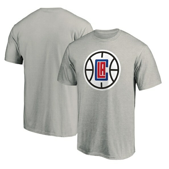 ロサンゼルスクリッパーズ ファナティクス ブランド プライマリー ロゴ Tシャツ - ヘザー グレーは、NBA公式グッズです。