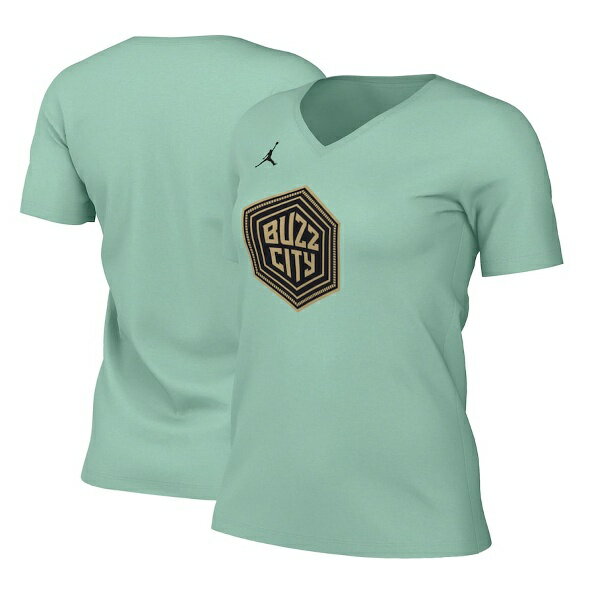 シャーロットホーネッツ Nike レディース 2022/23 シティ エディション エッセンシャル Vネック Tシャツ - Mintは、NBA公式グッズです。