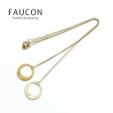 FAUCON フォコン アンティーク ライク メタル モチーフ ネックレス レディース ブランド アクセサリー 日本製 真鍮 ニッケルフリー加工 ペンダント お...
