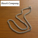 Hawk Company ホークカンパニー チェーンネックレス メンズ レディース ユニセックス ブランド 日本製 アクセサリー 喜平 キヘイ チェーン 50c...