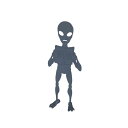 ダルトン DULTON ブックマークエイリアン 本の栞 手帳の栞 しおり ブックマーカー エイリアン 宇宙人 リトルグレイ 異星人 UFO 未確認飛行物体 超常...