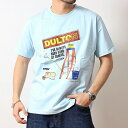 DULTON ダルトン Tシャツ 半袖 プリントTシャツ 厚手 DIY 日曜大工 デザイン ボックスシルエット おしゃれ メンズ レディース 雑貨 ブランド カジュアル アメカジ ワーク ヴィンテージ 2024年 春夏 ライトブルー 水色 オフホワイト アイボリー テラコッタ 赤 (18-t230648)