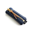MASTRO マストロ デニム スマート コインケース メンズ レディース ブランド 日本製 コインストッカー 小銭入れ マルチケース 小物入れ ミニポーチ ユニバーサルジップ おしゃれ カジュアル アメカジ ビンテージ インディゴ ヒッコリー ウォバッシュ ストライプ (43-mf20017)