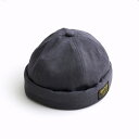 BASIQUENTI ベーシックエンチ フィッシャーマンキャップ リバーアップ メンズ レディース ブランド つば無し 帽子 キャップ 綿100% タグ付き デ...