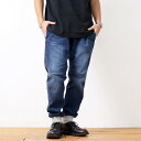 Rokx ロックス MG DENIM WOOD PANT エムジー デニム ウッドパンツ メンズ ブランド ストレッチデニム スリム リブ パンツ クライミングパンツ ジョガーパンツ ジーパン ジーンズ デニムパンツ ユーズド加工 イージーパンツ 細身 カジュアル アウトドア (66-rxms191023)