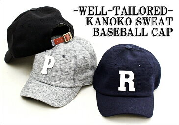 キャップ メンズ レディース ウェルテイラード Well-Tailored 帽子 ブランド ベースボールキャップ BBキャップ 鹿の子スウェットキャップ 8パネル ショートブリム 短ツバ フリーサイズ 大きいサイズ おしゃれ カジュアル ブラック グレー ネイビー (07-kkc280)