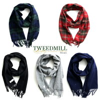 マフラー ウール TWEEDMILL ツイードミル ラムウール スカーフ イギリス製 英国製 MADE IN UK メンズ レディース ユニセックス ブランド ウールマフラー 防寒具 防寒グッズ カジュアル フォーマル 綺麗め トラッド アメカジ アウトドア ビジネス 秋冬 ギフト (23-clsclwp)