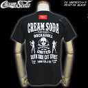 CREAM SODAクリームソーダ◆CS UNITED Tシャツ◆PD16T-04BLACK