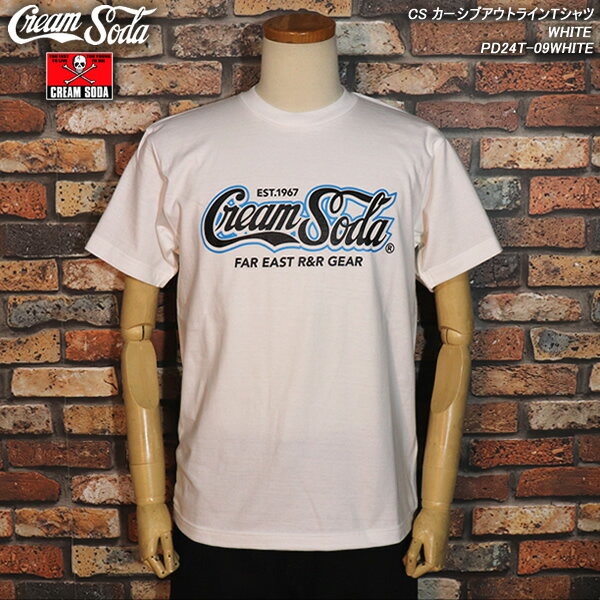 CREAMSODA/꡼ॽ/CS֥ȥ饤T/WHITE/PD24T-09WHITE