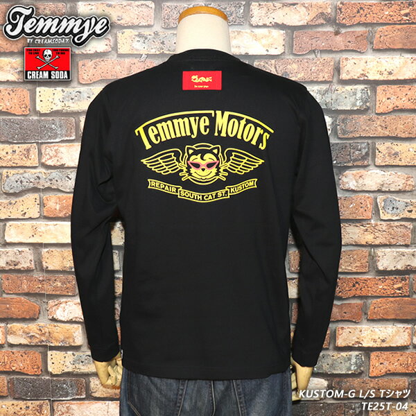 TEMMYE/ƥߡ/byCREAMSODA/꡼ॽ/KUSTOM-GL/ST/TE25T-04BLACK