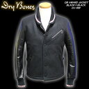 DRY BONESドライボーンズ◆DB AWARD JACKET◆◆BLACK×BLACK◆DJ-688