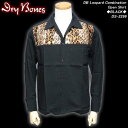 DRY BONESドライボーンズ◆DB Leopard CombinationOpen Shirt◆◆BLACK◆DS-2299