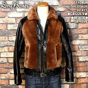 DRY BONESドライボーンズ◆Leather and Sheepskin Jacket◆ ◆GRIZZLY◆ ◆BLACK◆DL-054