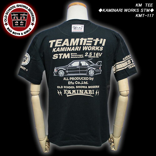 KAMINARIカミナリ◆KM TEE◆◆KAMINARI WORKS STM◆KMT-117