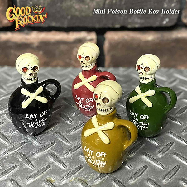GOODROCKIN'/åɥå/MiniPoisonBottleKeyHolder/ߥ˥ݥܥȥ륭ۥ